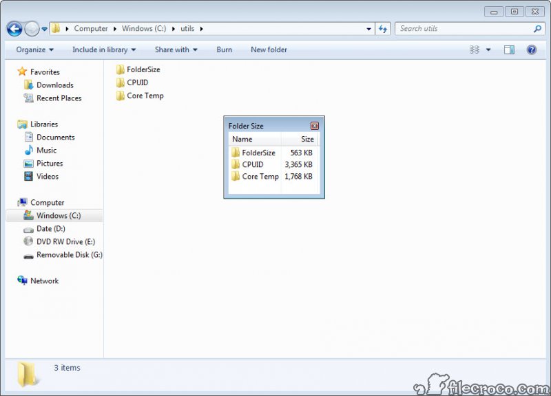 windows folder size tool