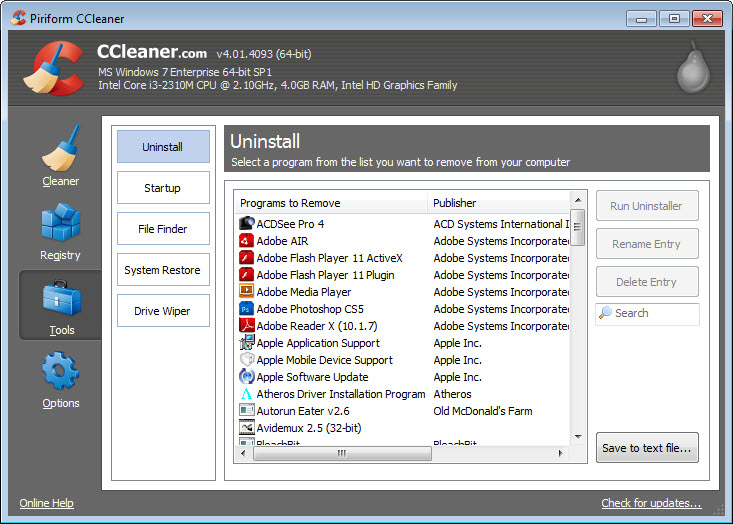 ccleaner free download update