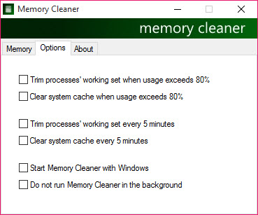 avg memory clean windows