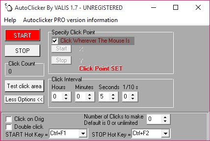 Auto Clicker for Automated Mouse Clicking on Windows
