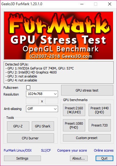 FurMark 1.20 - Download for PC Free