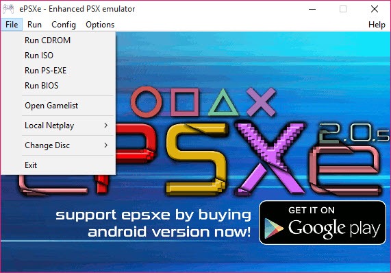 ePSXe 2.0.5 Free Download for Windows 