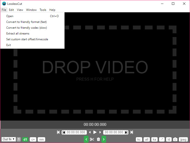 free lossless video cutter